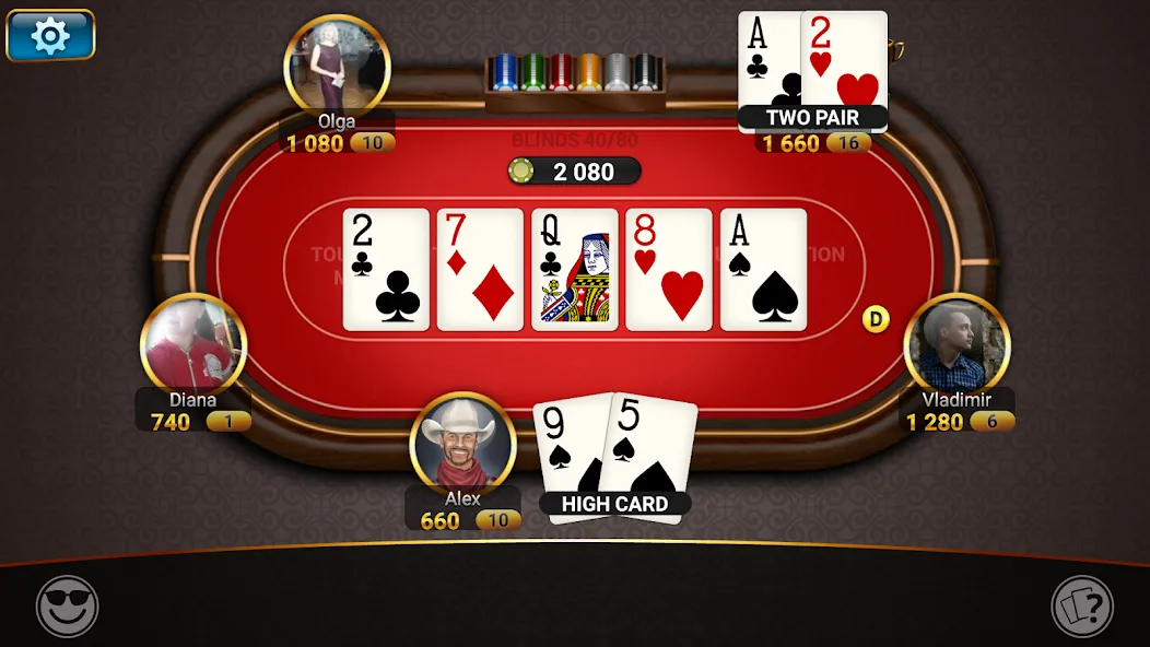 Poker Championship Tournaments [МОД: Деньги, Монеты и Меню MOD] Screenshot 2