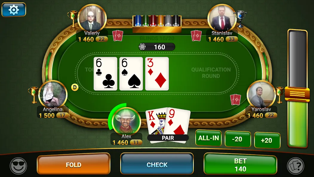 Poker Championship Tournaments [МОД: Деньги, Монеты и Меню MOD] Screenshot 4