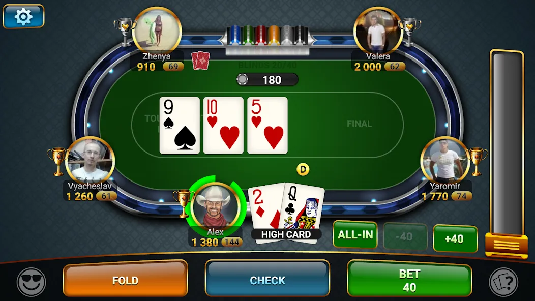 Poker Championship Tournaments [МОД: Деньги, Монеты и Меню MOD] Screenshot 5