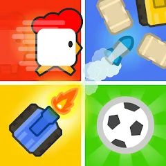 Скачать 2 3 4 Player Mini Games [МОД: Меню, Бесконечные монеты и Открытые уровни] | Взлом 2 3 4 Player Mini Games на Андроид