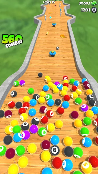 Bump Pop (Бамп Поп) [МОД: Меню, Бесконечные монеты и Открытые уровни] Screenshot 1