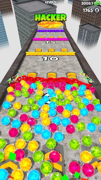 Bump Pop (Бамп Поп) [МОД: Меню, Бесконечные монеты и Открытые уровни] Screenshot 3