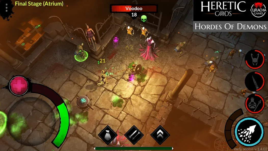HERETIC GODS (ХЕРЕТИЧЕСКИЕ БОГИ) [МОД: Деньги, Монеты и Меню MOD] Screenshot 1
