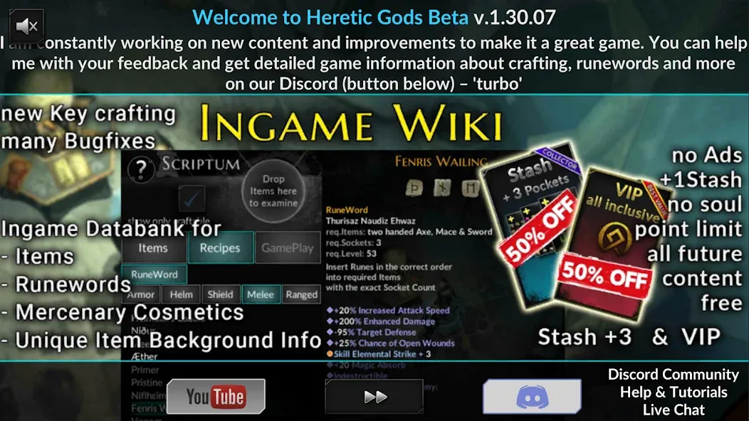 HERETIC GODS (ХЕРЕТИЧЕСКИЕ БОГИ) [МОД: Деньги, Монеты и Меню MOD] Screenshot 3