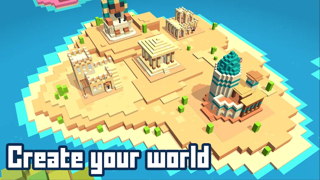 CubeCrafter (Кьюбкрафт) [МОД: Деньги, Монеты и Меню MOD] Screenshot 4