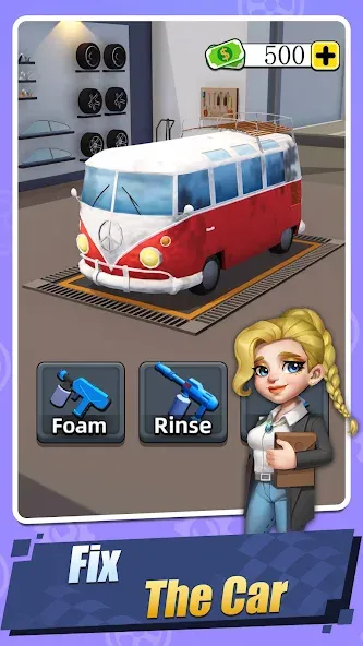 Car Fix Inc - Mechanic Garage (Кар Фикс Инк) [МОД: Бесконечные деньги, Монеты и Мега MOD] Screenshot 2