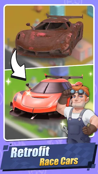 Car Fix Inc - Mechanic Garage (Кар Фикс Инк) [МОД: Бесконечные деньги, Монеты и Мега MOD] Screenshot 3