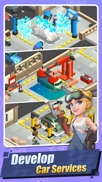 Car Fix Inc - Mechanic Garage (Кар Фикс Инк) [МОД: Бесконечные деньги, Монеты и Мега MOD] Screenshot 4