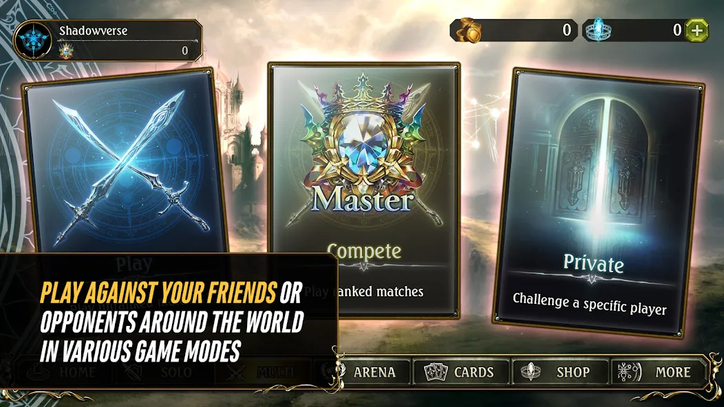 Shadowverse CCG (Шадовверс ККГ) [МОД: Много монет, Открытые уровни и Мега MOD] Screenshot 3