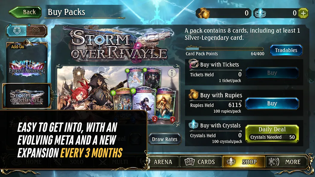 Shadowverse CCG (Шадовверс ККГ) [МОД: Много монет, Открытые уровни и Мега MOD] Screenshot 4