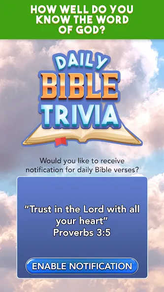 Daily Bible Trivia Bible Games (Ежедневные викторины Библии библейские игры) [МОД: Бесконечные деньги, Монеты и Мега MOD] Screenshot 3