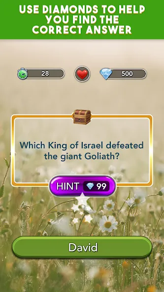 Daily Bible Trivia Bible Games (Ежедневные викторины Библии библейские игры) [МОД: Бесконечные деньги, Монеты и Мега MOD] Screenshot 4