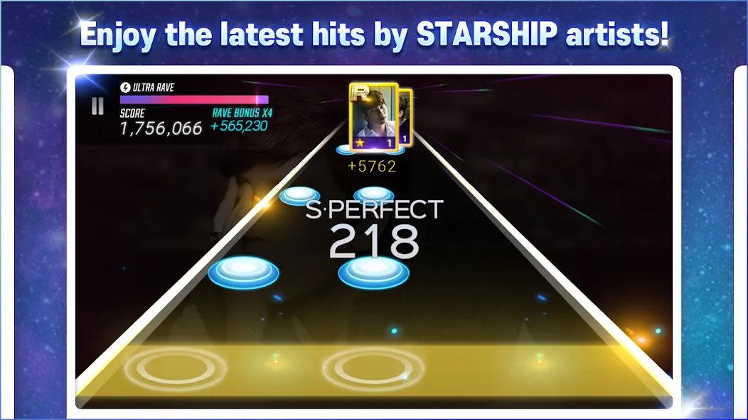 SUPERSTAR STARSHIP (уперзвезда СТАРШИП) [МОД: Меню, Бесконечные монеты и Открытые уровни] Screenshot 3