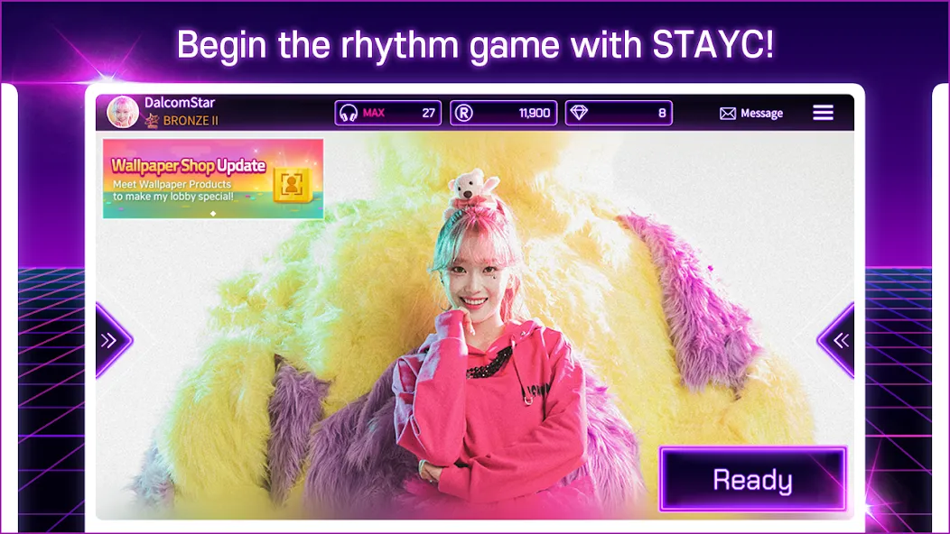 SUPERSTAR STAYC (уперзвезда Стейси) [МОД: Деньги, Монеты и Меню MOD] Screenshot 2