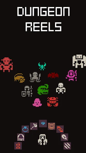 Dungeon Reels (Данжен Рилс) [МОД: Меню, Бесконечные монеты и Открытые уровни] Screenshot 1