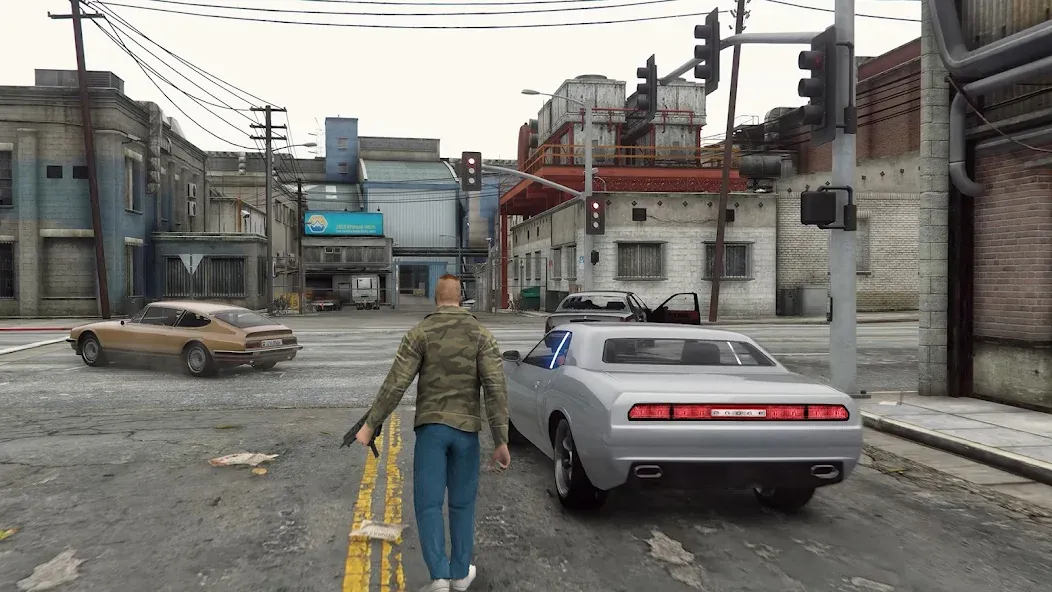 City Gangstar Mafia Wars Games [МОД: Деньги, Монеты и Меню MOD] Screenshot 2