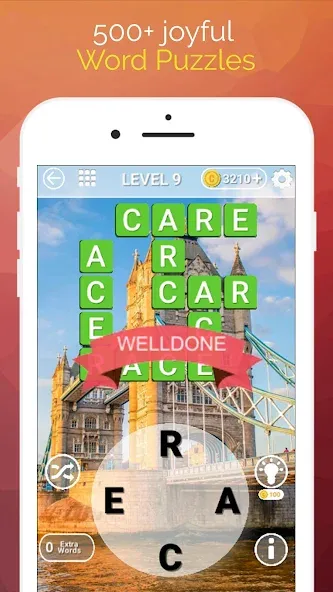 Word Travel: Wonders Trip Game [МОД: Много денег, Монет и Все открыто] Screenshot 1