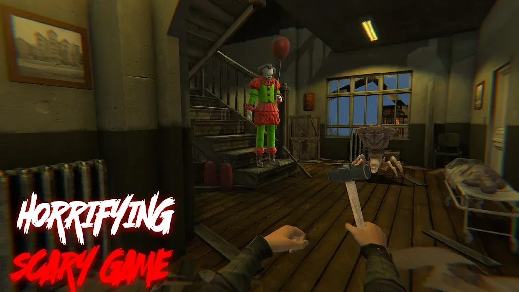 Horror Clown - Scary Ghost [МОД: Все открыто, Дополнительные деньги и Меню MOD] Screenshot 3