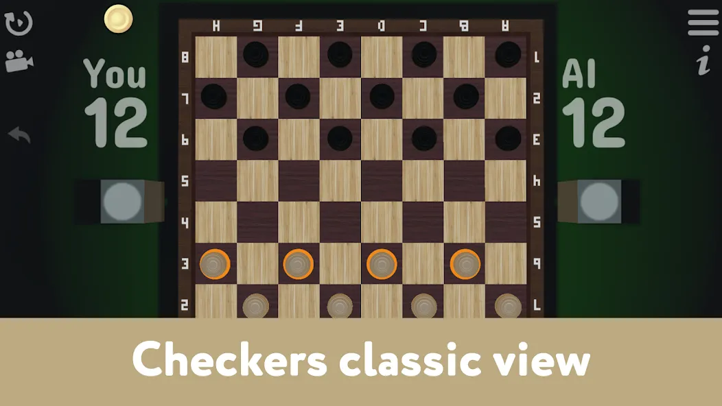 Checkers for two - Draughts [МОД: Меню, Бесконечные монеты и Открытые уровни] Screenshot 1