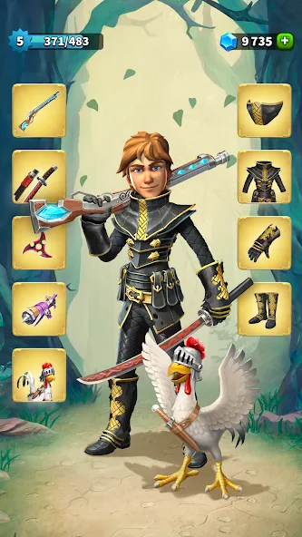 Heroics Epic Legend of Archero (Героическая эпическая легенда Арчеро) [МОД: Бесконечные деньги, Монеты и Мега MOD] Screenshot 1