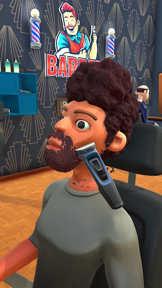 Fade Master 3D: Barber Shop (Фейд Мастер 3Д) [МОД: Бесконечные деньги, Монеты и Мега MOD] Screenshot 1