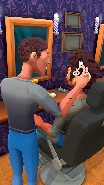 Fade Master 3D: Barber Shop (Фейд Мастер 3Д) [МОД: Бесконечные деньги, Монеты и Мега MOD] Screenshot 3