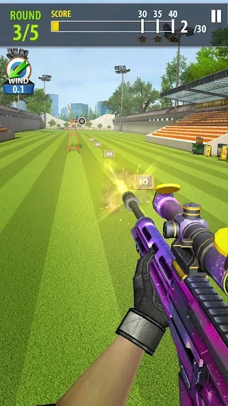 Shooting Battle (Шутинг Баттл) [МОД: Много монет, Открытые уровни и Мега MOD] Screenshot 1
