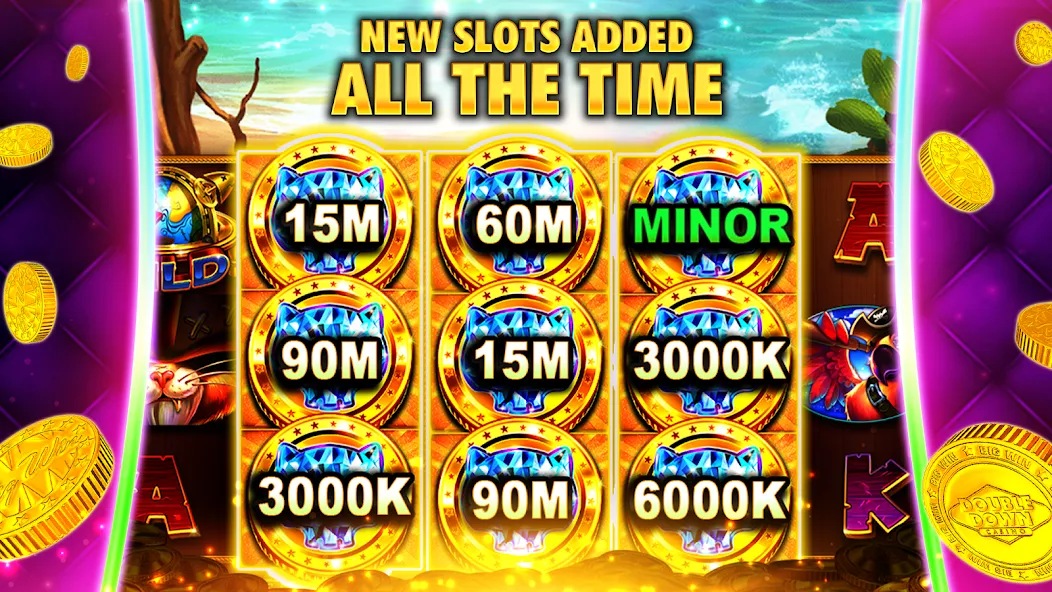 DoubleDown Casino Vegas Slots (Даблдаун) [МОД: Все открыто, Дополнительные деньги и Меню MOD] Screenshot 3