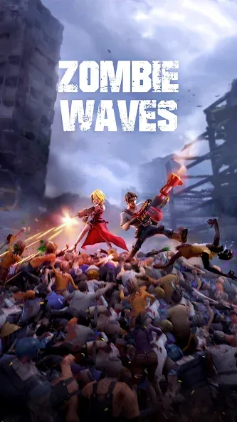 Zombie Waves (Зомби Вейвс) [МОД: Много денег, Монет и Все открыто] Screenshot 1