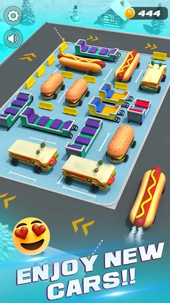 Unblock It Car Puzzle Game (Паркинг Джам Разблокировать) [МОД: Все открыто, Дополнительные деньги и Меню MOD] Screenshot 5
