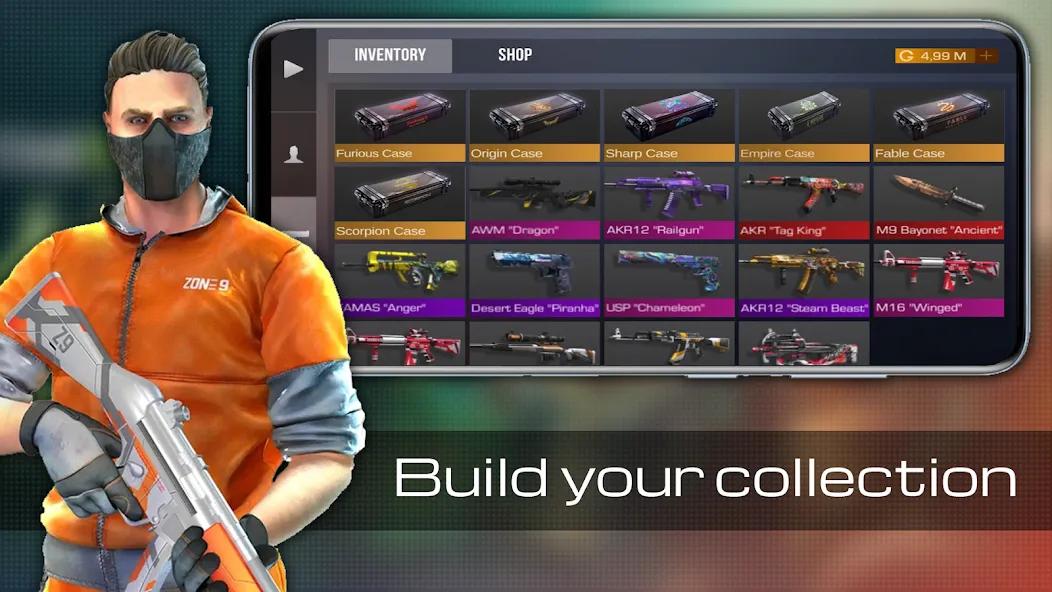 Case guns Simulator Standoff 2 [МОД: Бесконечные деньги, Монеты и Мега MOD] Screenshot 3
