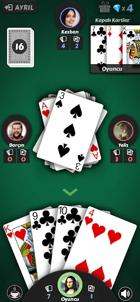 Pisti - Offline Card Games [МОД: Много монет, Открытые уровни и Мега MOD] Screenshot 1