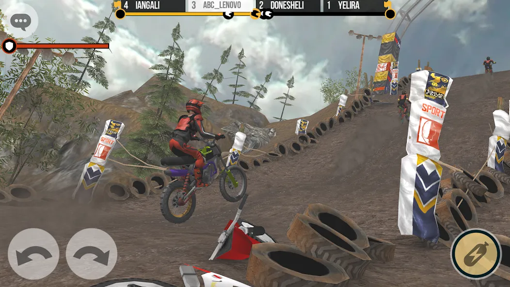 Clan Race: PVP Motocross races (Клан Рейс) [МОД: Бесконечные деньги, Монеты и Мега MOD] Screenshot 3