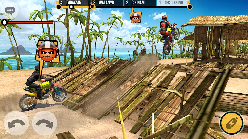 Clan Race: PVP Motocross races (Клан Рейс) [МОД: Бесконечные деньги, Монеты и Мега MOD] Screenshot 4