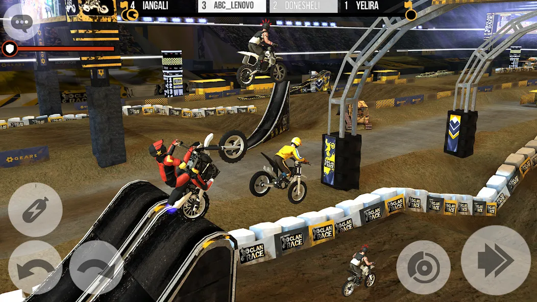 Clan Race: PVP Motocross races (Клан Рейс) [МОД: Бесконечные деньги, Монеты и Мега MOD] Screenshot 5