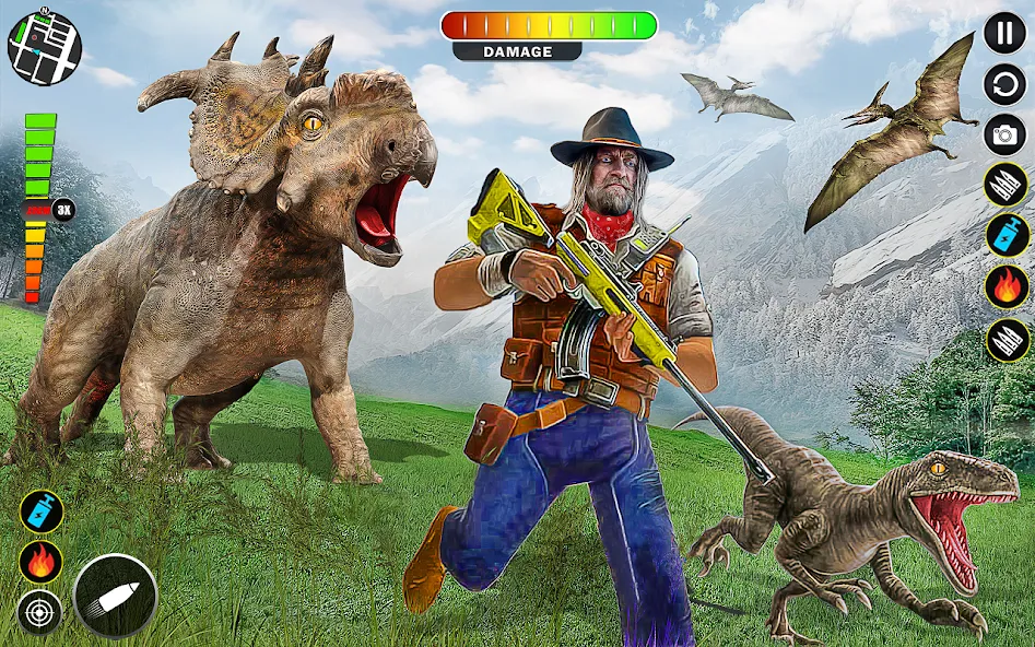 Real Dino Hunter 3D Gun Games (Уайлд Динозавр Хантер Ган Геймс) [МОД: Бесконечные деньги, Монеты и Мега MOD] Screenshot 4