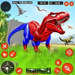 Скачать Real Dino Hunter 3D Gun Games (Уайлд Динозавр Хантер Ган Геймс) [МОД: Бесконечные деньги, Монеты и Мега MOD] | Взлом Real Dino Hunter 3D Gun Games на Андроид