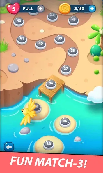 Match Blast Puzzle 3 [МОД: Много монет, Открытые уровни и Мега MOD] Screenshot 1