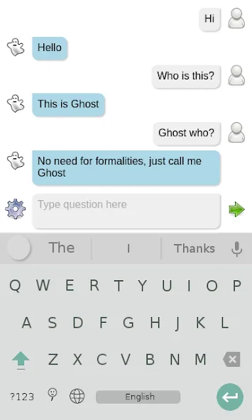 Ghost chat bot (Гостчатбот) [МОД: Бесконечные деньги, Монеты и Мега MOD] Screenshot 1