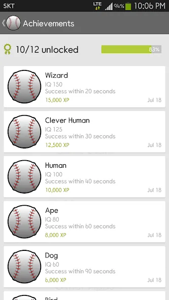 IQ Baseball - Number Puzzle (АйКью Бейсбол) [МОД: Меню, Бесконечные монеты и Открытые уровни] Screenshot 5