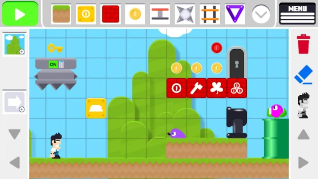 Mr Maker 2 Level Editor (Мистер Мэйкер 2) [МОД: Много монет, Открытые уровни и Мега MOD] Screenshot 1