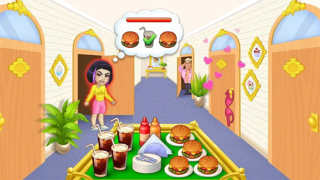 Jane’s Story: Cooking & Hotel [МОД: Все открыто, Дополнительные деньги и Меню MOD] Screenshot 1