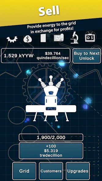 Idle Power (Айдл Пауэр) [МОД: Бесконечные деньги, Монеты и Мега MOD] Screenshot 2
