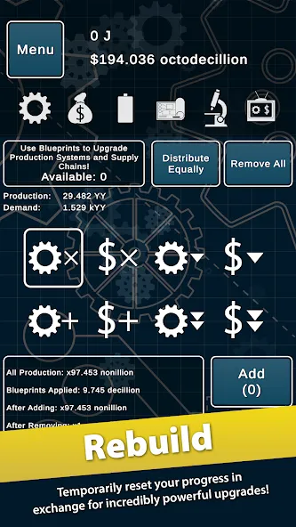 Idle Power (Айдл Пауэр) [МОД: Бесконечные деньги, Монеты и Мега MOD] Screenshot 5