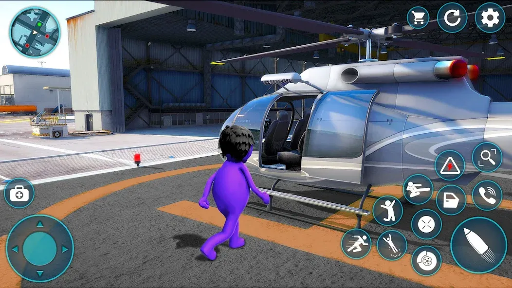 Blue Hero Gangster City Mafia [МОД: Бесконечные деньги, Монеты и Мега MOD] Screenshot 5