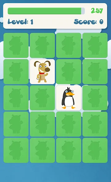 Animals memory game for kids [МОД: Много денег, Монет и Все открыто] Screenshot 4