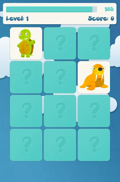 Animals memory game for kids [МОД: Много денег, Монет и Все открыто] Screenshot 5