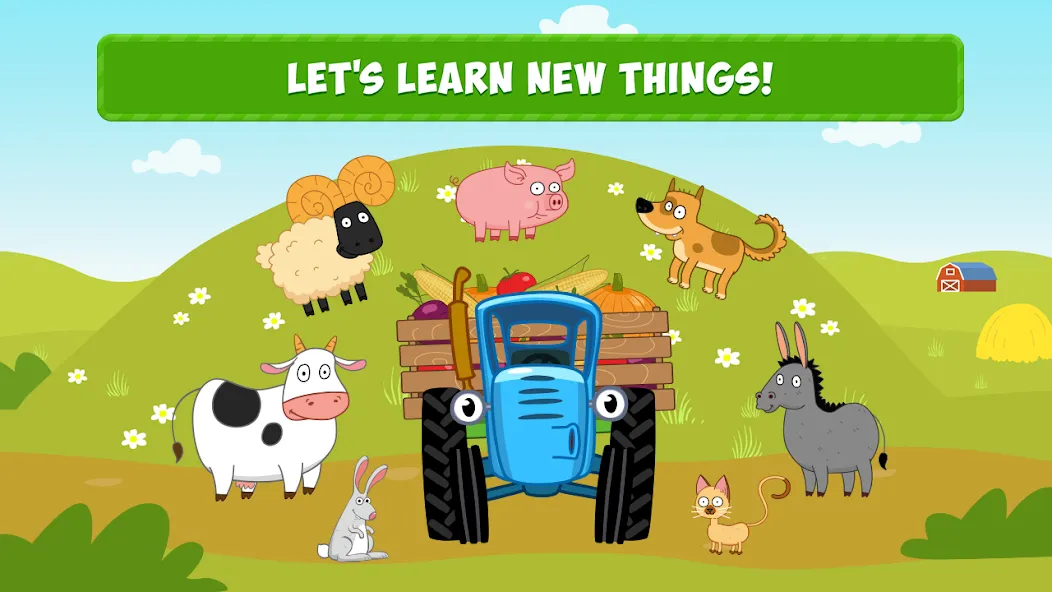 Tractor Games for Kids & Baby! [МОД: Много монет, Открытые уровни и Мега MOD] Screenshot 2