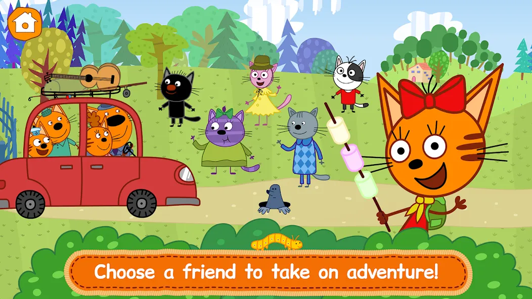 Kid-E-Cats: Kitty Cat Games! [МОД: Много денег, Монет и Все открыто] Screenshot 1