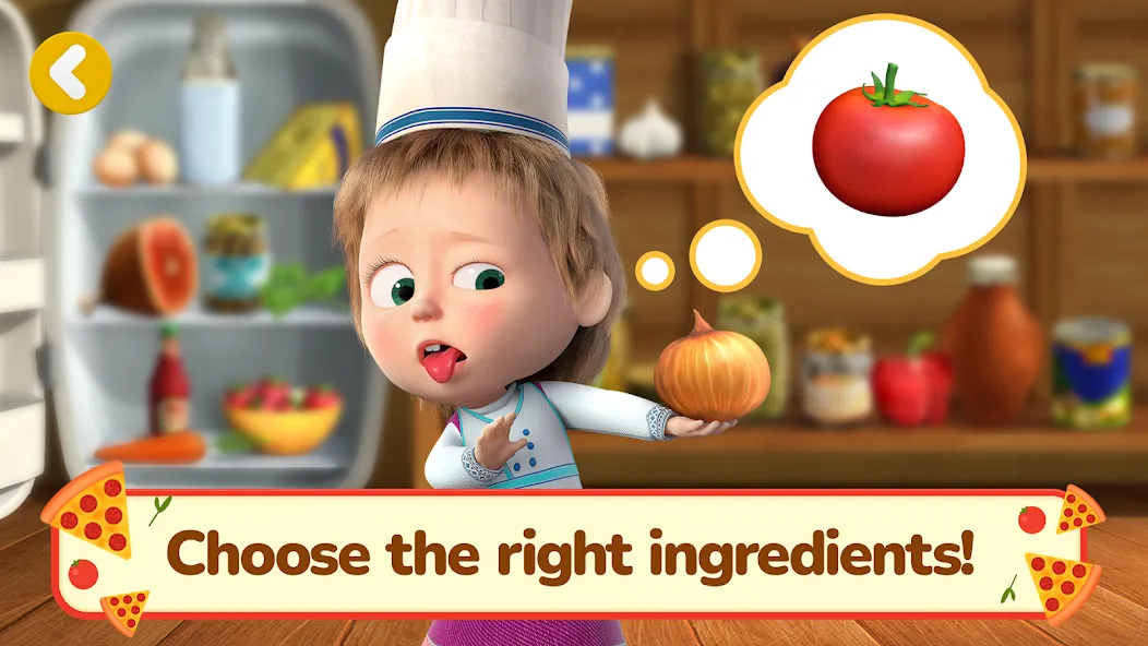 Masha and the Bear Pizza Maker [МОД: Много денег, Монет и Все открыто] Screenshot 2